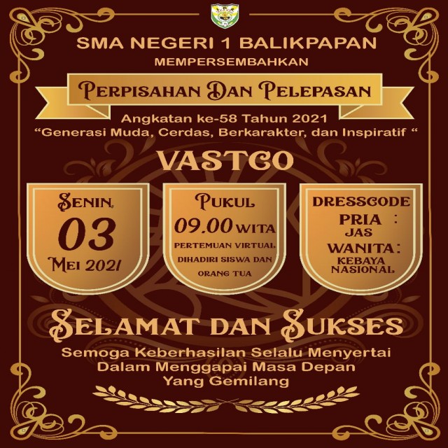Perpisahan dan Pelepasan Siswa Tahun 2021