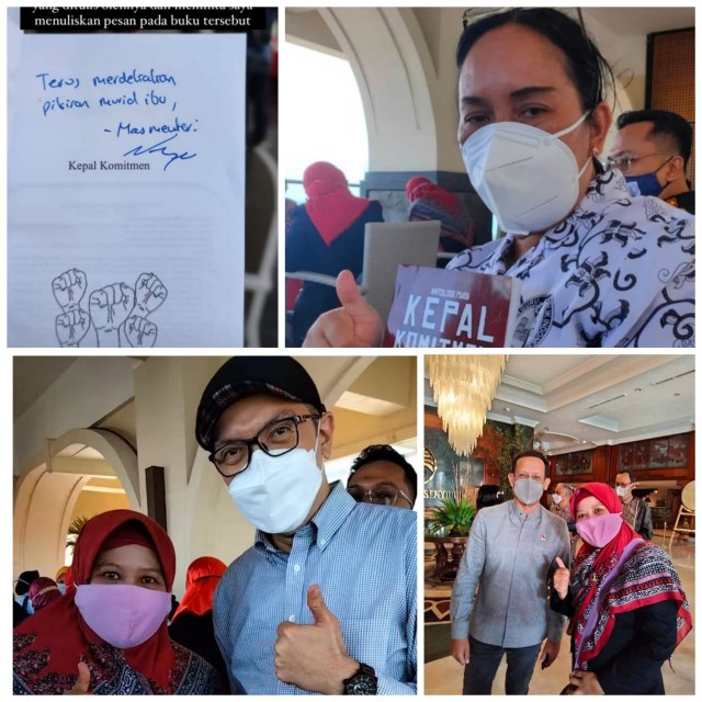 Guru Penggerak dari SMA Negeri 1 Balikpapan, Dayang Suriani, M.Pd dan Puspani, M.Pd.