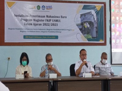 Sosialisasi Program Magister Universitas Mulawarman Tahun 2022